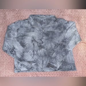 Quarter zip marble long sleeve